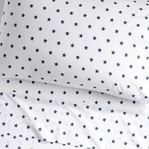 Pottery Barn Kids - Queen Size, Star Organic Sheet Set